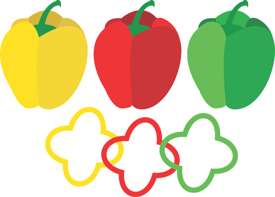 Food Vegetable Paprika Yellow Â - Sweet And Chili Peppers (960x688)