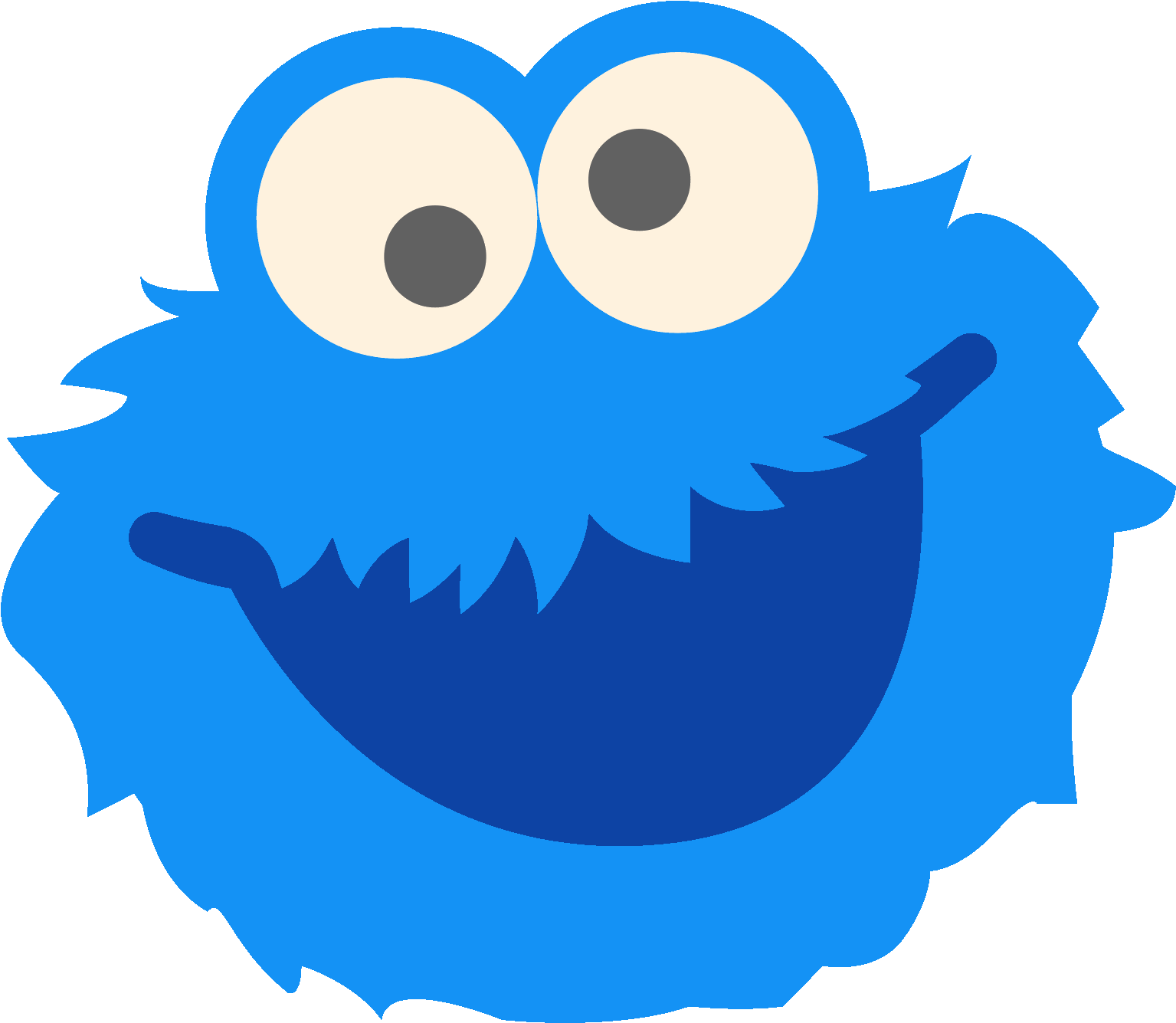Cookie Monster Clipart Well Known - Cookie Monster Png (1600x1600)