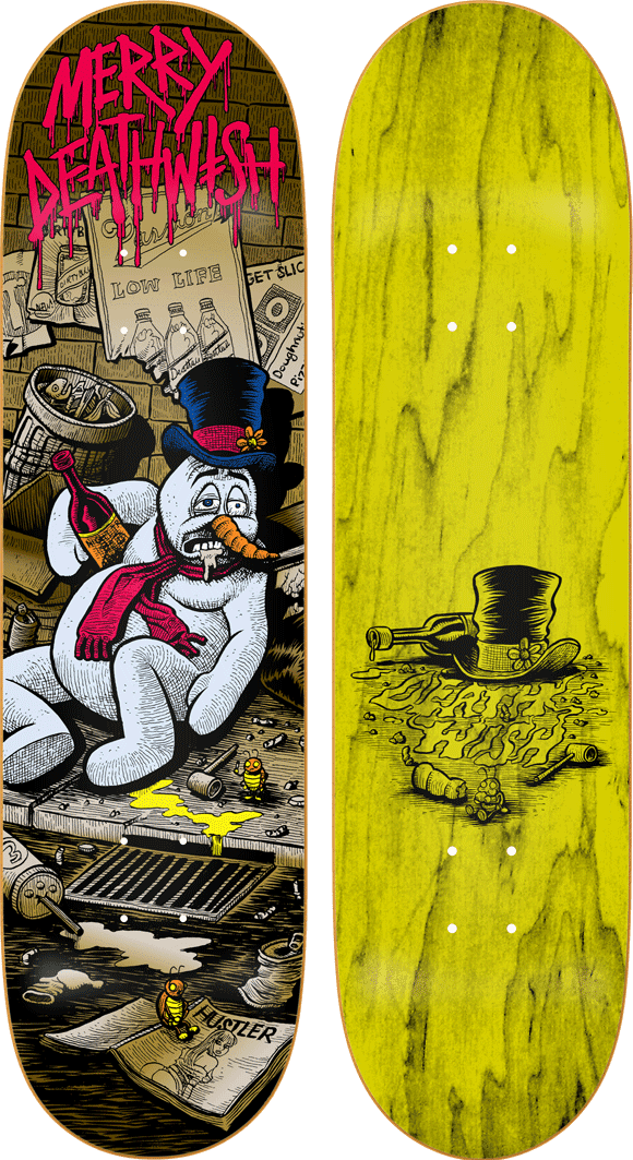 Board Just This Month Its Awesome Birdhouse Has - Deathwish Skateboard Christmas Deck (580x1063)