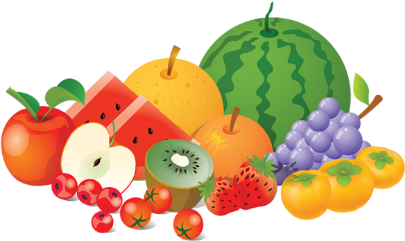 Fruit Collection Vector Png - Fruits Vector Png (640x640)