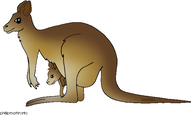 Australian Clipart Kangaroo Clipart - Kangaroo Clip Art (648x406)