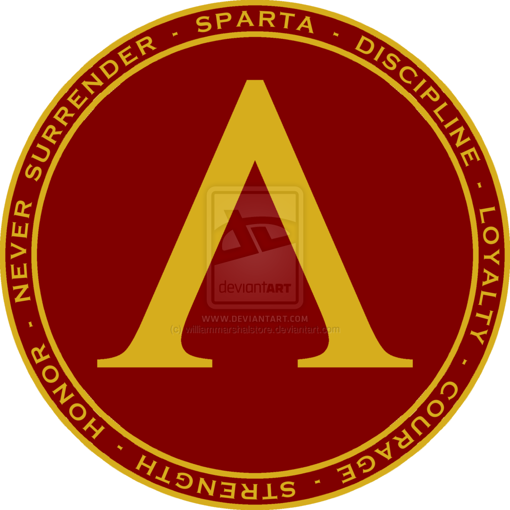 Clip Art - Spartan Warrior Symbol (1024x1024)