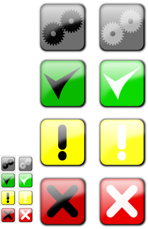 Status Icons Ii - Free Indicator Icons (512x792)