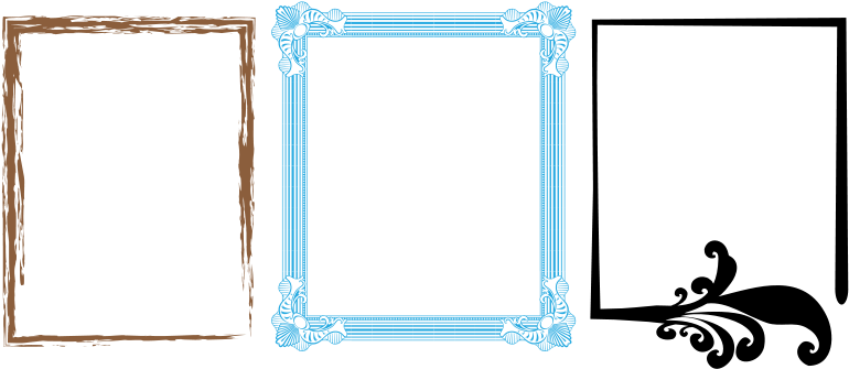 Artistic Frames 1 Free Vector - Sor, Fernando: 25 Works For Guitar (op. 60) (800x343)