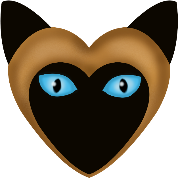 Siamese Cat Stylish Head By Silverlady7 - Siamese (700x700)