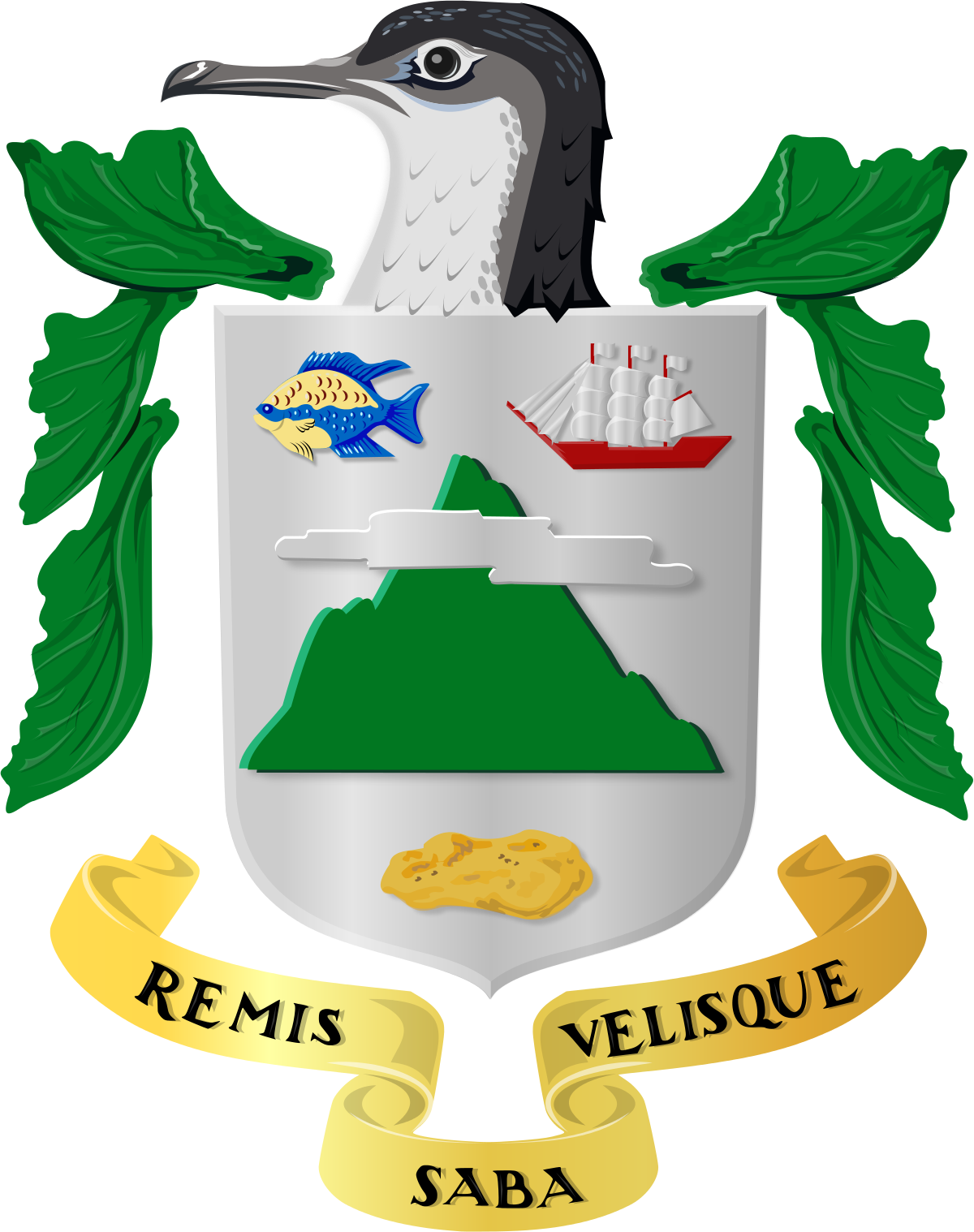 Saba Coat Of Arms (1200x1518)