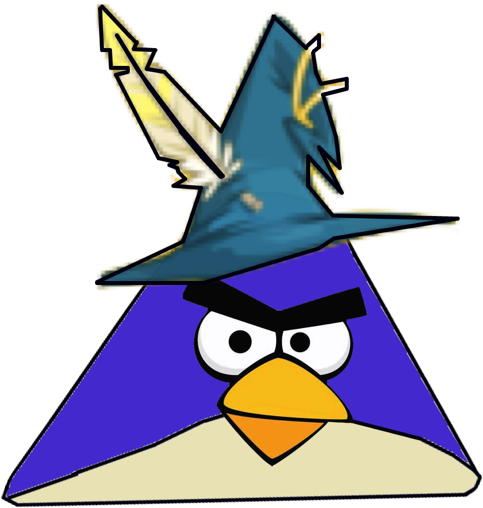 Wizard Bird - Angry Birds (1734x1464)