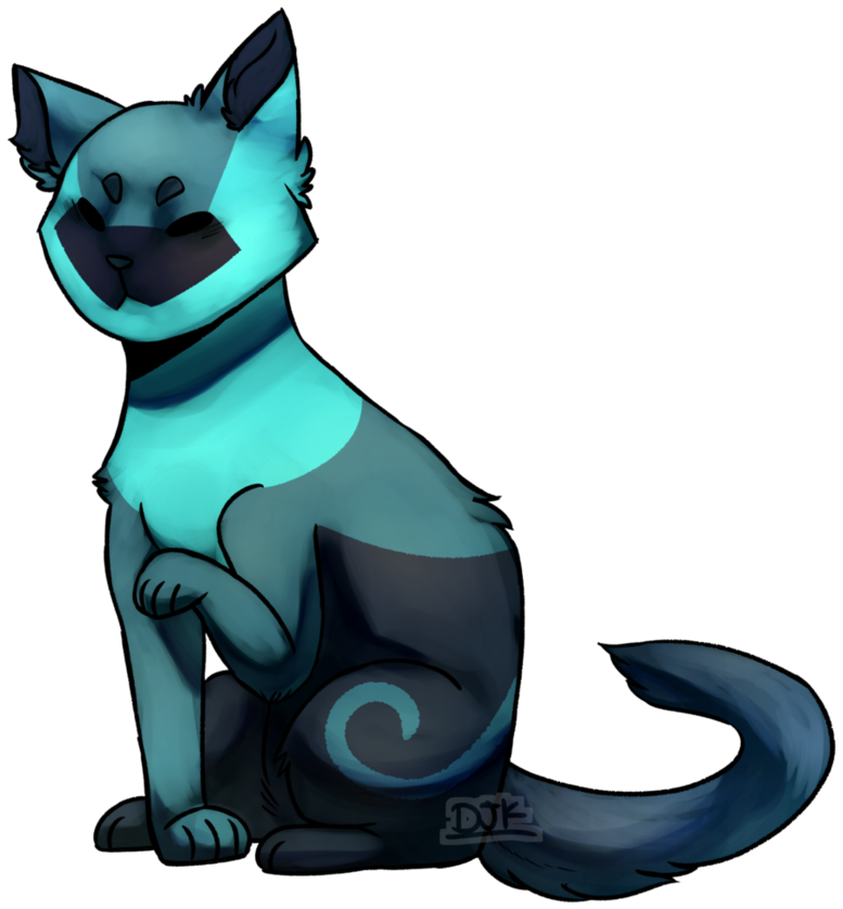 Blou Boi By Pink-boi - Black Cat (883x905)
