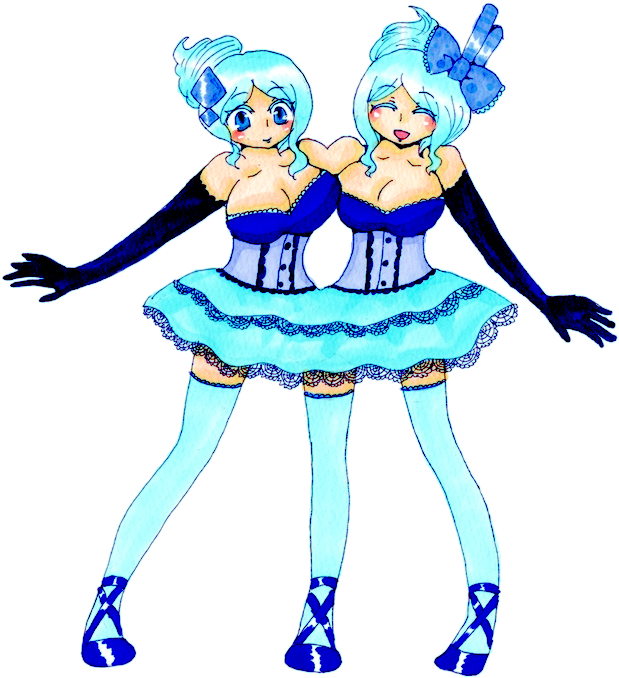 Vanilluxe-siamese Twins - Pokemon Conjoined (645x700)