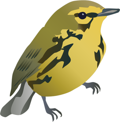 Ian Symbol Dendroica Discolor - Warbler Png (392x400)