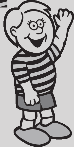 Waving Cartoon Kid Clip Art At Clker Waving Hi Clipart - Funny Tales In Easy Spanish Volume 7 (300x589)