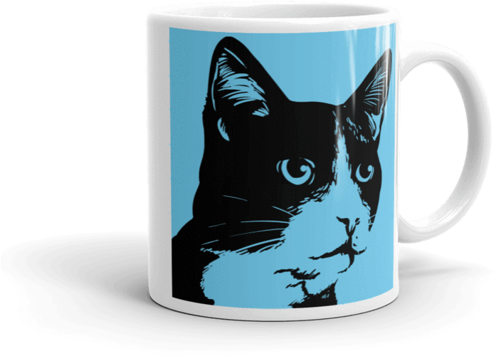Pop Art Cat Mug - Pop Art (800x800)