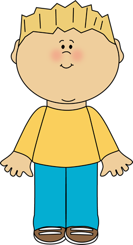 Finch - Blond Boy Clipart (272x500)