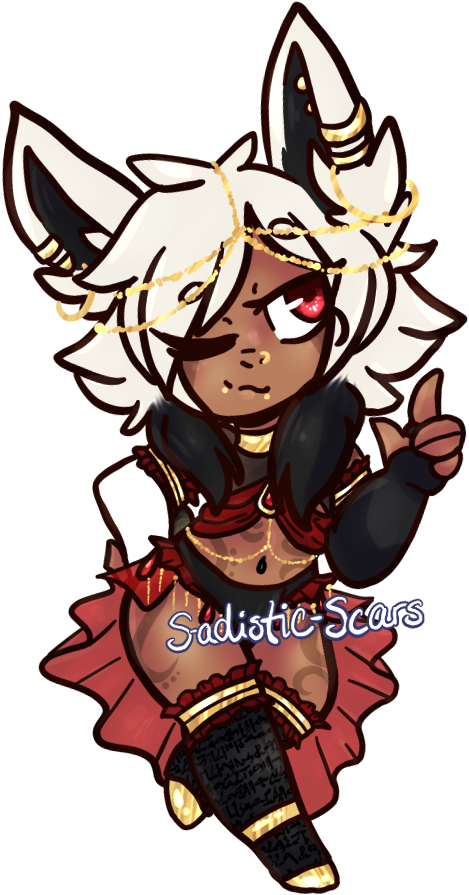 Nile Beauty By S Adistic Scars - Cartoon (514x926)