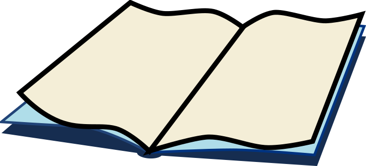 Free Open Book Clipart - Free Open Book Clipart (725x329)