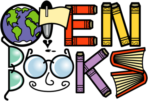 Open Book Clip Art School - Open Books (480x480)