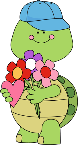 Valentine's Day Boy Turtle - Valentine's Day At Work (272x500)