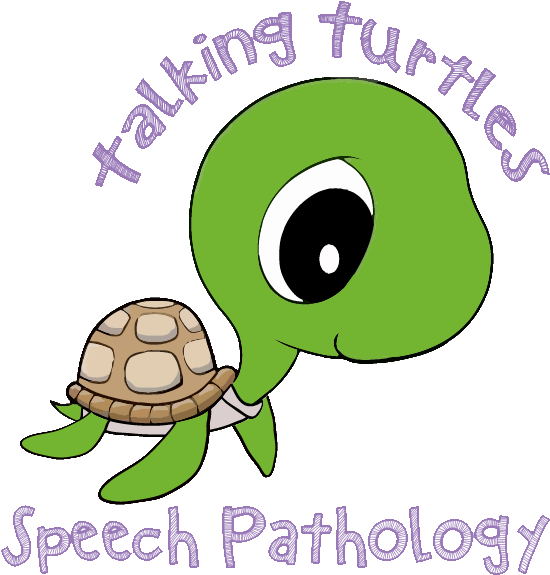 Talking Turtles Speech Pathology - Cartoon Animals With Big Eyes (555x582)