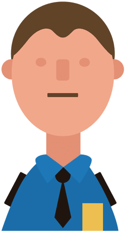 Agente De Policía Derecho - Police Officer (512x512)