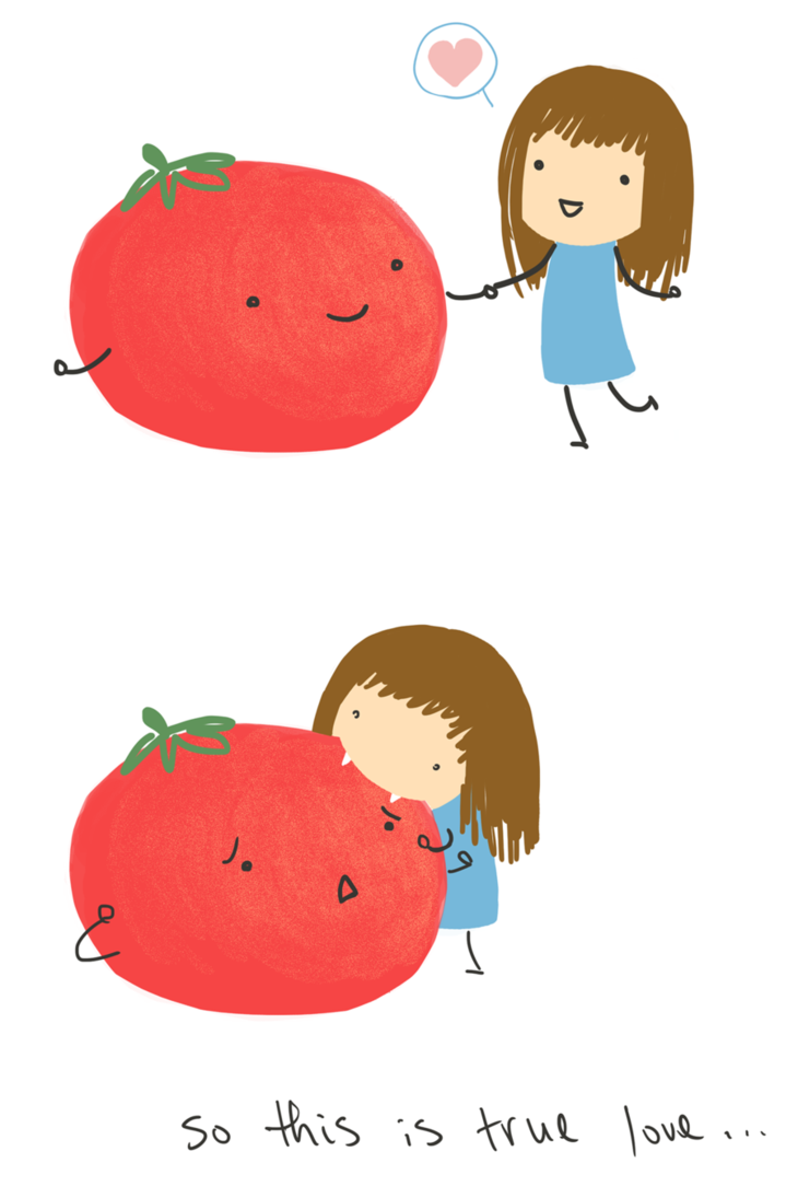 I Love You, Tomato By Lisabueno - Love You Tomato (730x1095)