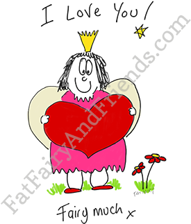 Fat Fairy Card I Love You - Tsukiuta. The Animation (350x350)