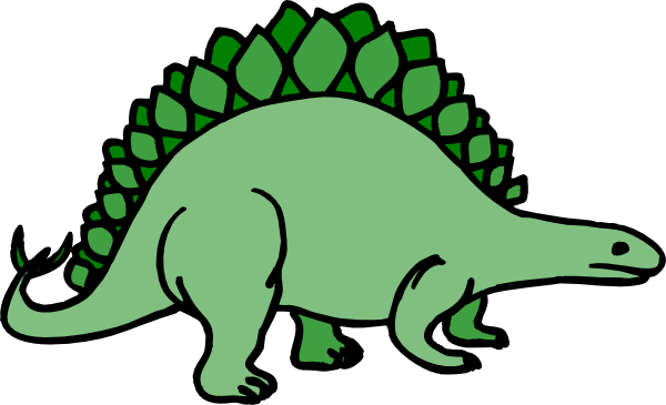 Simple Stegosaurus Art Clip Art - Bell County Expo Seating Chart (600x365)