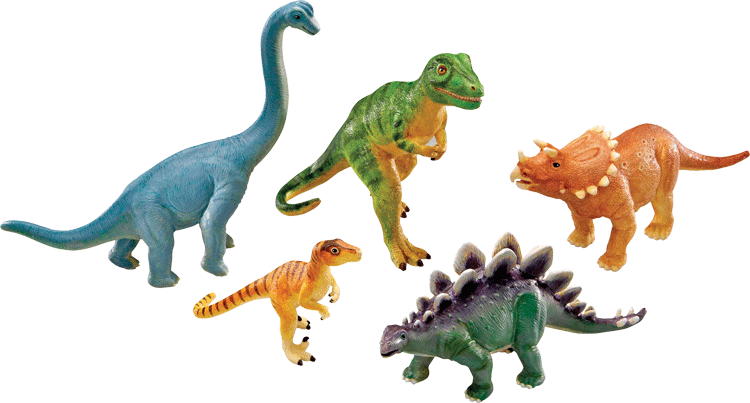 Dinosaur Clipart Toy Dinosaur - Dinosaur Toys (750x403)