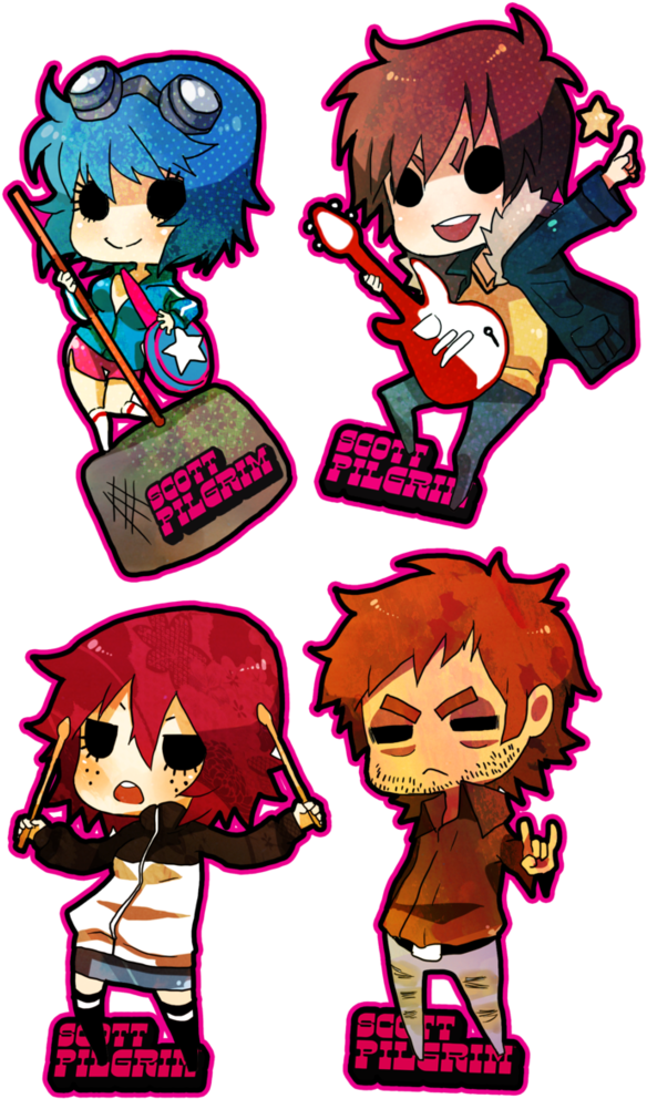 Ramona Flowers Scott Pilgrim Comics Fan Art Film - Scott Pilgrim Vs The World Chibi (763x1046)