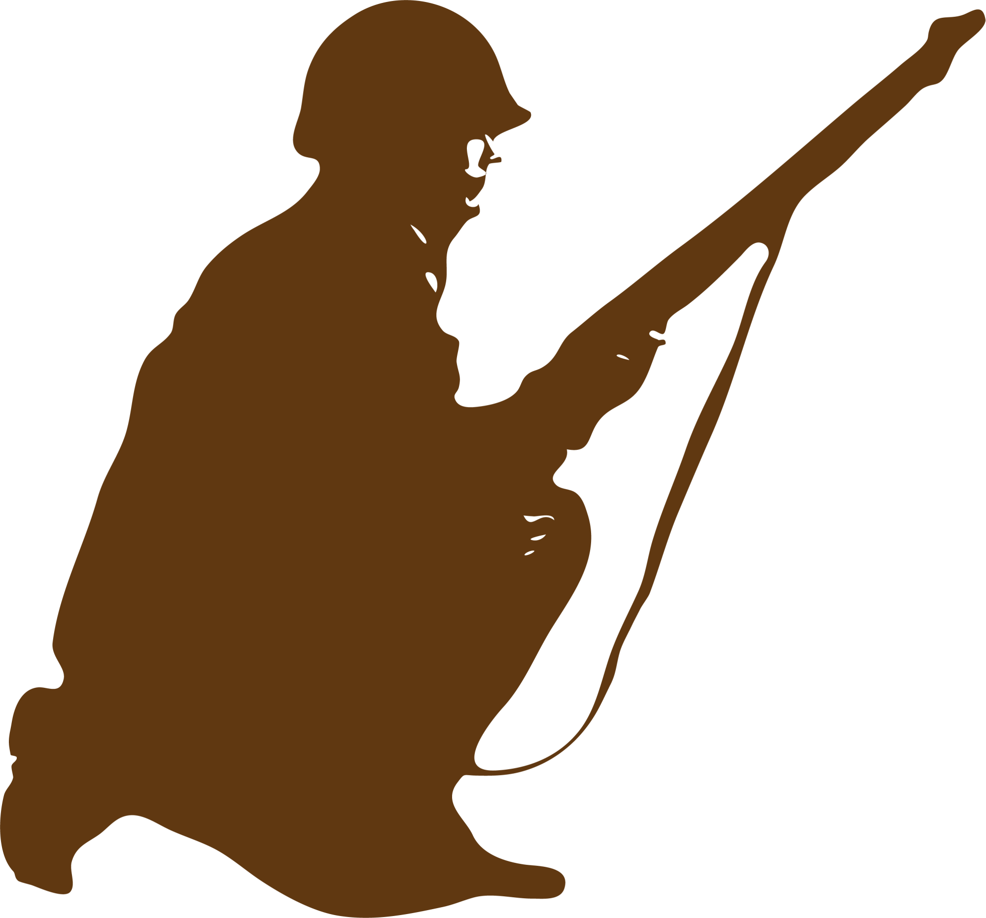 Soldier Silhouette Clip Art - Soldier (2000x1863)