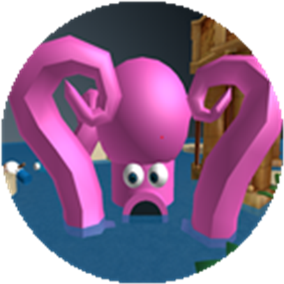 Purple Clipart Squid - Roblox (420x420)