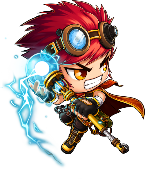 Separate Illustration Of Battle Mage - Maplestory Battle Mage Staff (500x615)