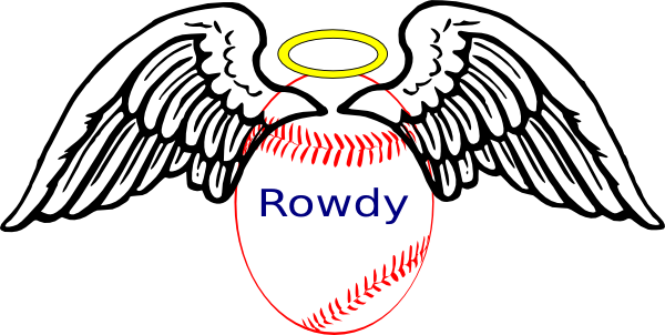 Rowdy Wings Clip Art At Clker - Guardian Angel Tattoo Small (600x302)