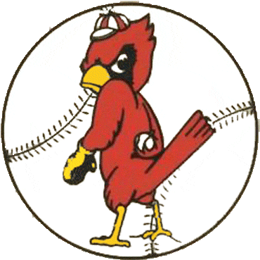 Birds On A Bat The Evolution Of The Cardinals Franchise - St Louis Cardinals Logos (373x375)