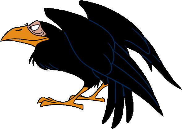 Raven Clipart Raven Bird - Maleficent's Raven (600x435)