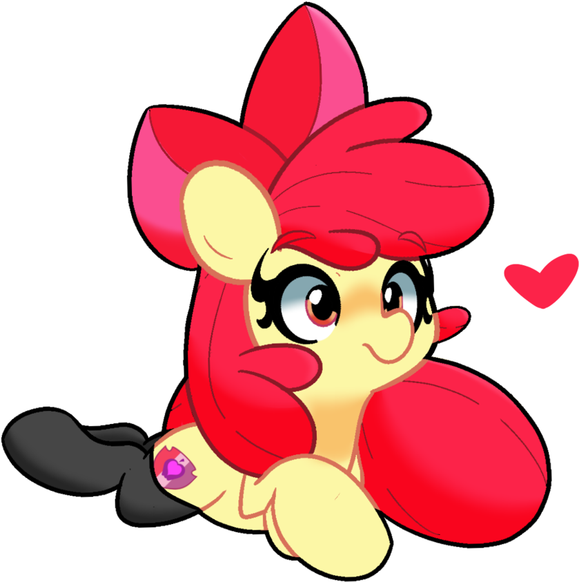 Adorabloom, Apple Bloom, Artist - Cartoon (1024x1024)