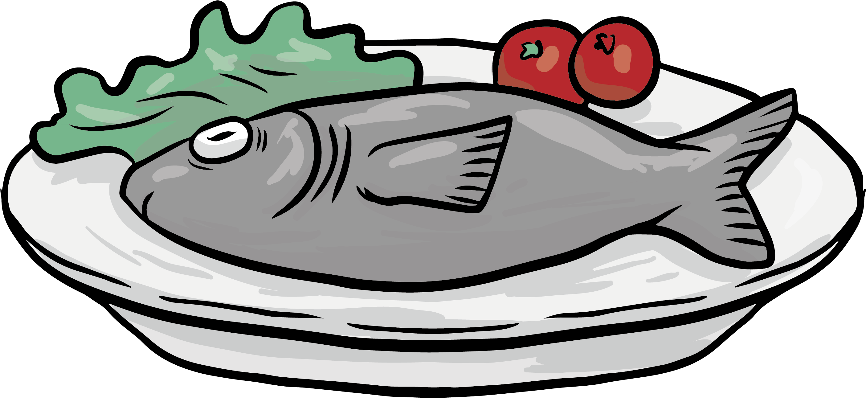 Food Fish Nutrition Computer File - Fishfood Cartoon Png - (2917x2917) Png  Clipart Download