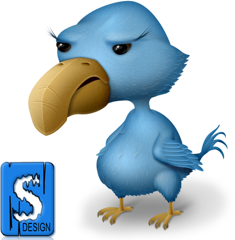 Comments - Ugly Twitter Logo (512x512)