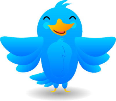 Psd Detail - Twitter Bird (400x350)