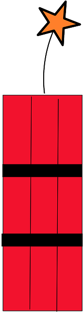 Bomb Dynamite, Boom, Explosive, Ignition, Bomb - Dinamita Dibujo Png (320x640)