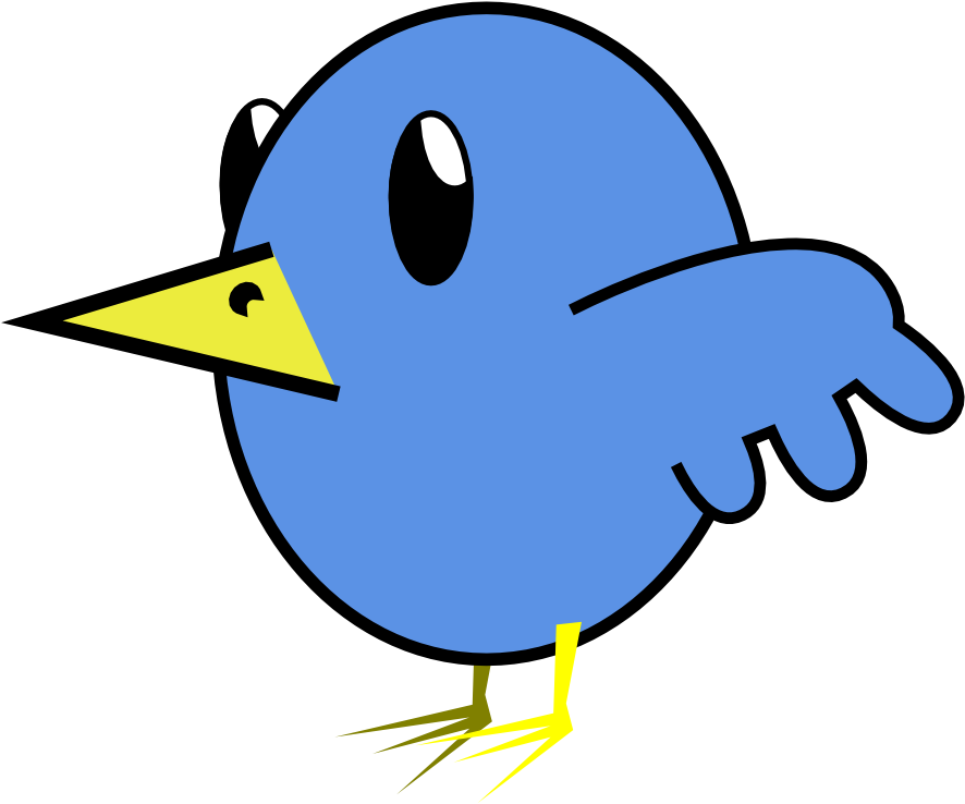 Bird Tweets Twitter Coloring Page - Kenning Poem (999x990)