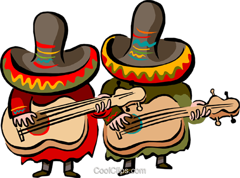 Free Clipart Mexican Music - Mexican Music Clipart (480x356)