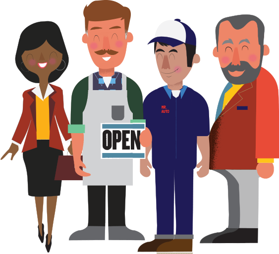 Invest In Your Small Business - Cartoon (563x513)