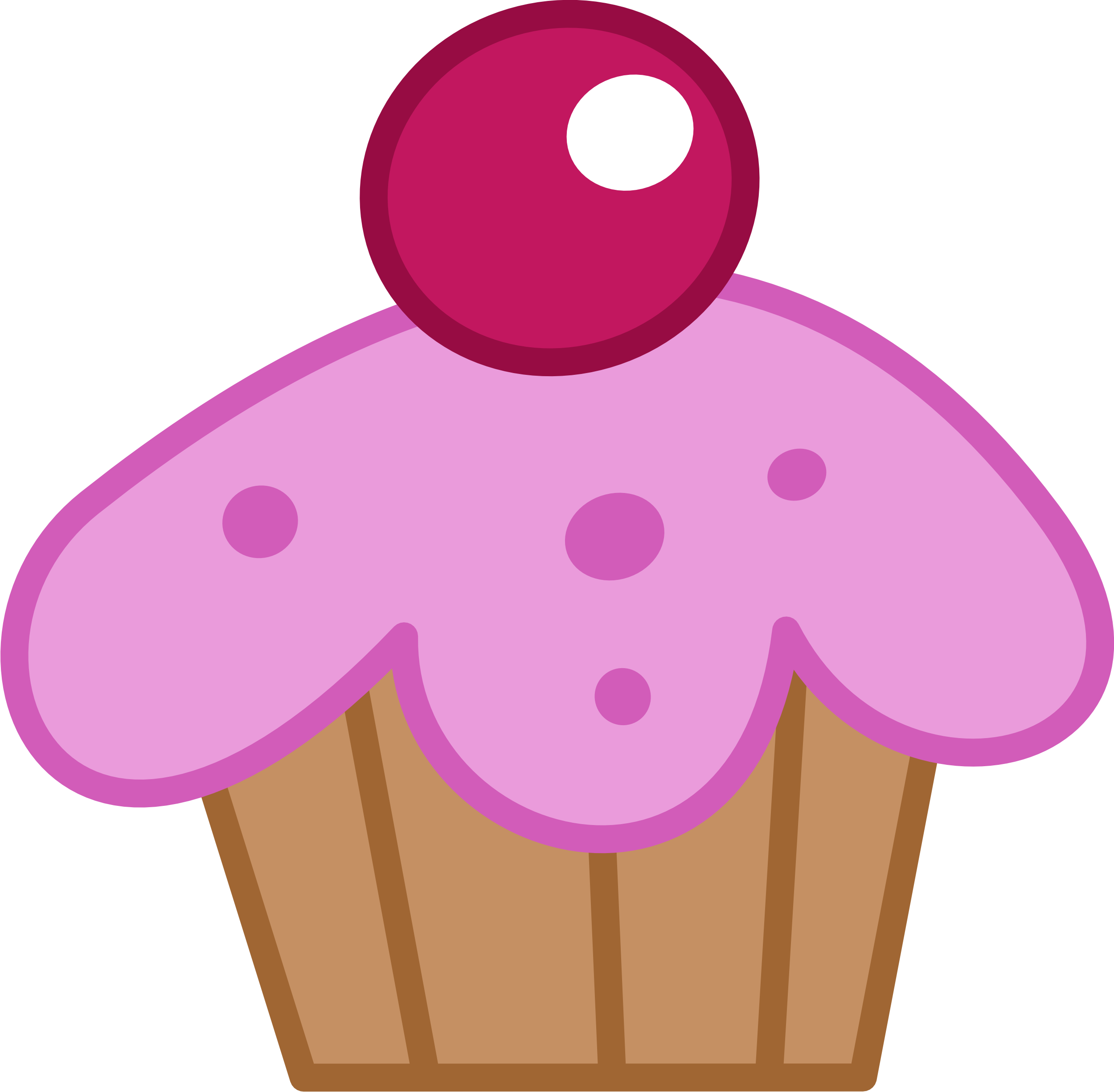 Blueberry Cake's Cutie Mark By Perplexedpegasus - My Little Pony Cake Cutie Mark (2500x2450)