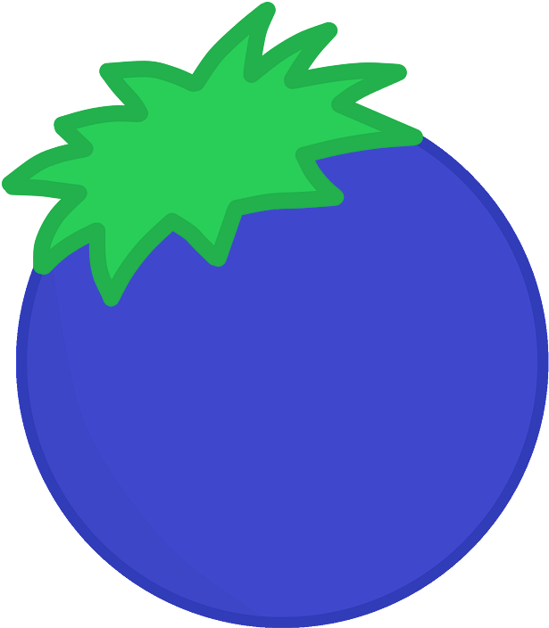 Blueberry By Ardaba1 - Transparent Blueberry Cartoon (640x720)