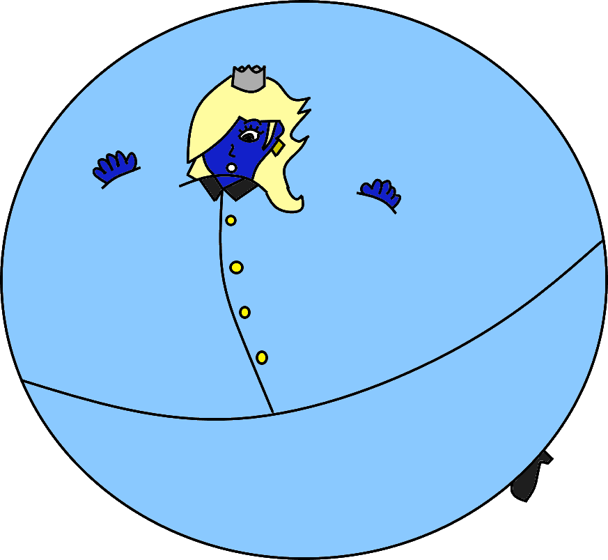 Blueberry Rosalina By Simplepixelartartist - Cartoon (873x804)