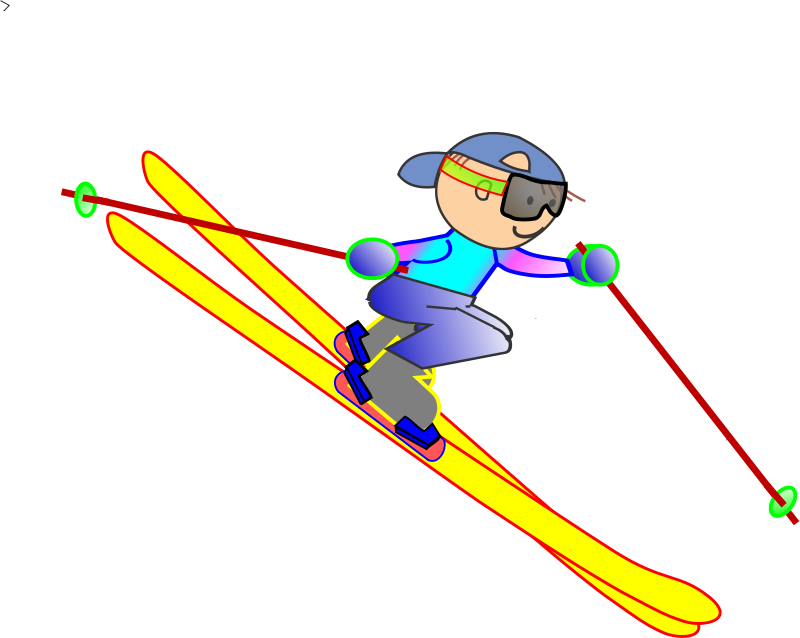 Skier Clip Art Free (800x638)
