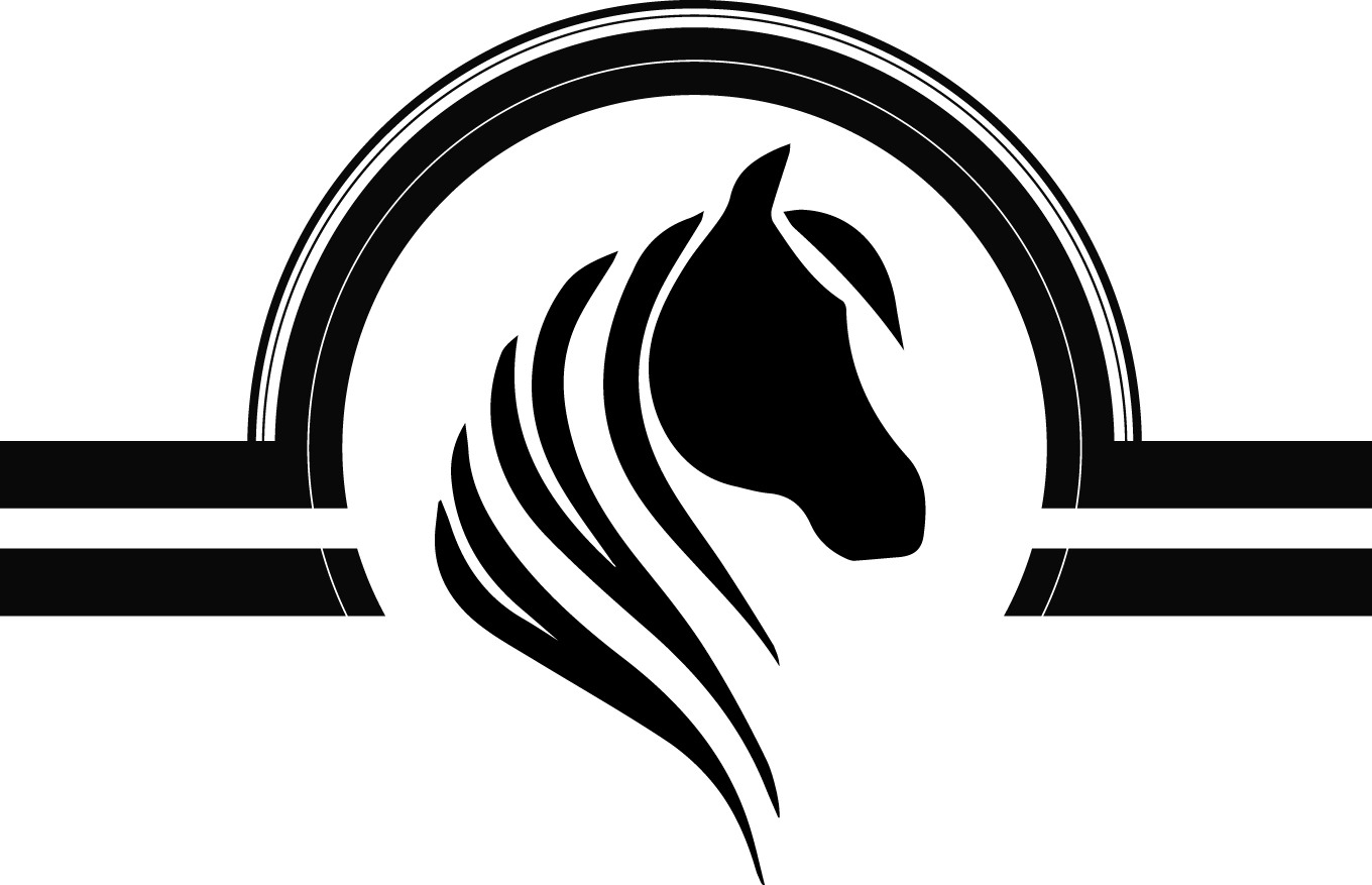 Transparent horse logo