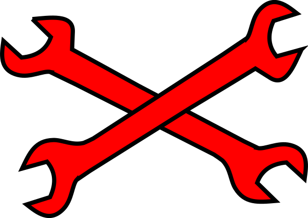 Wrenches Auto Repair Clipart - Clip Art Wrench (600x426)
