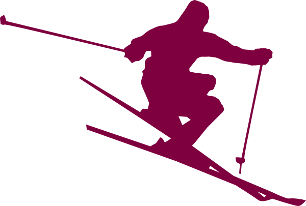 Skifahren-sport-entwurf Karte (600x405)