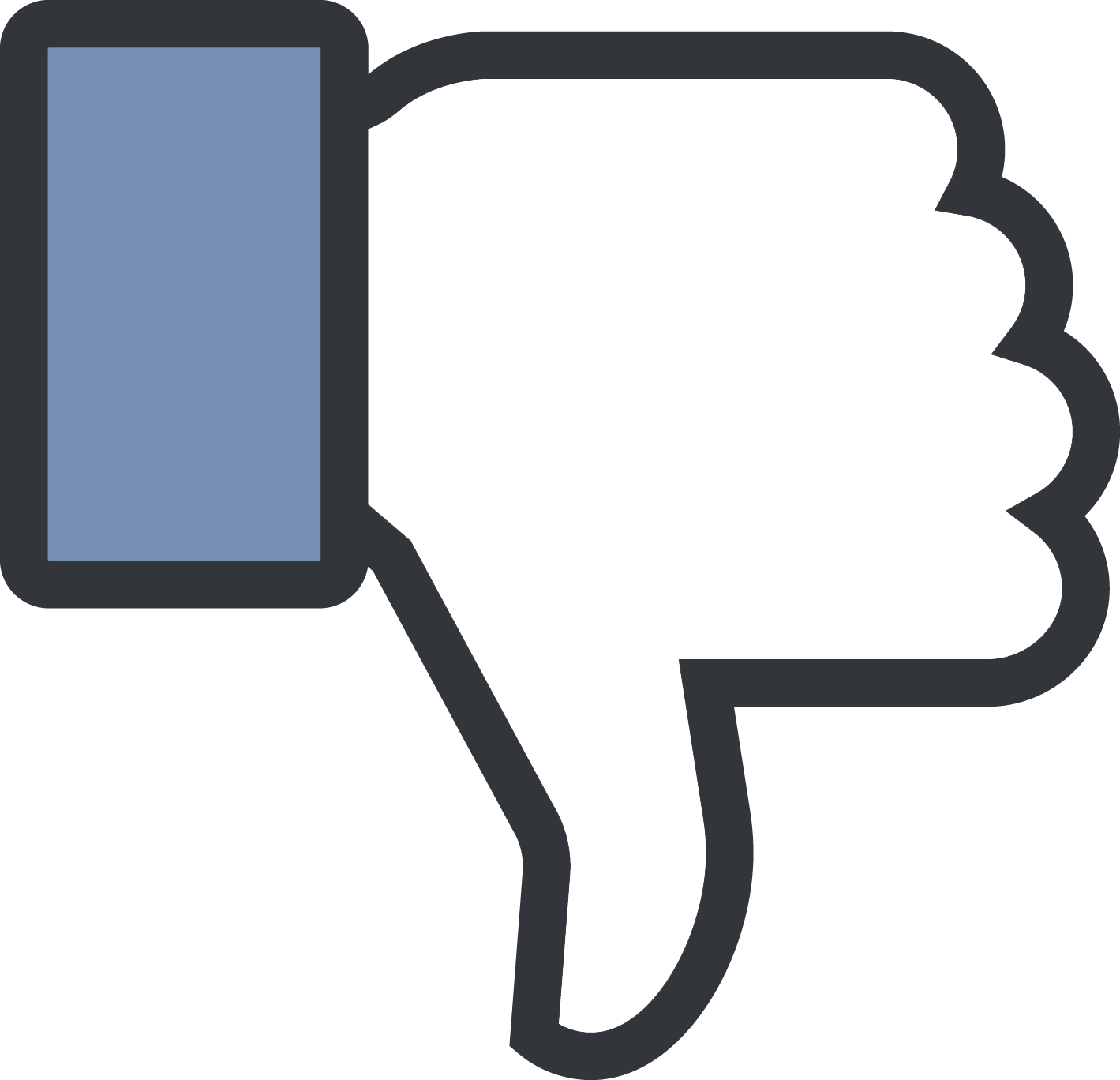 Dislike Button - Dislike Facebook Gif (1419x1368)